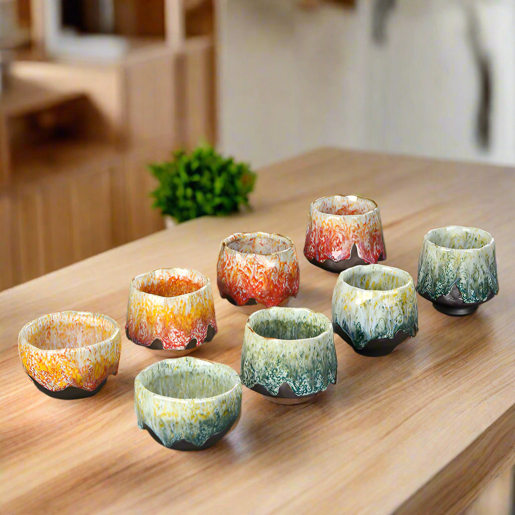 Fire & Earth Meditation Espresso Mugs