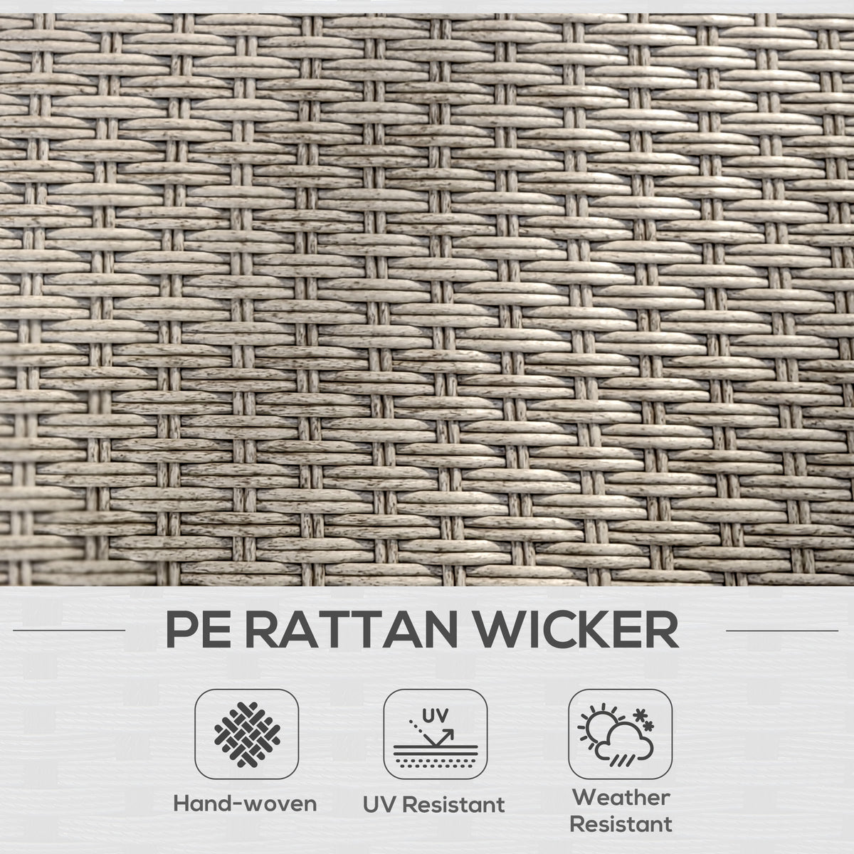 5-Piece Out sunny Rattan Patio Set