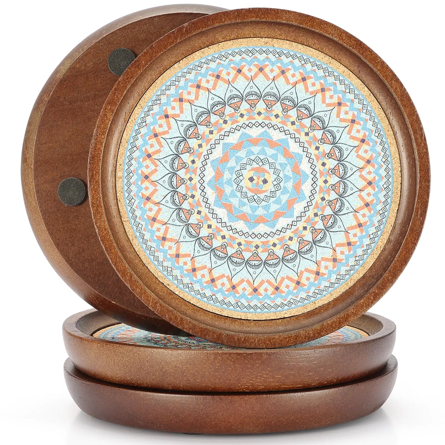 Rustic Roots Wooden Coasters