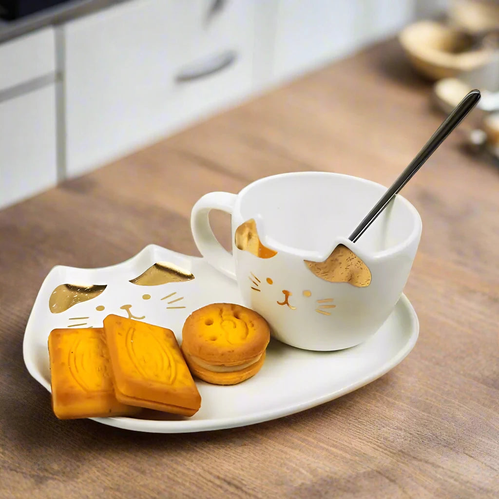 Meow Mug & Tray Set