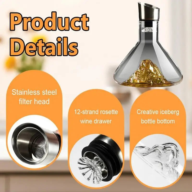 Lava Flow Wine Decanter