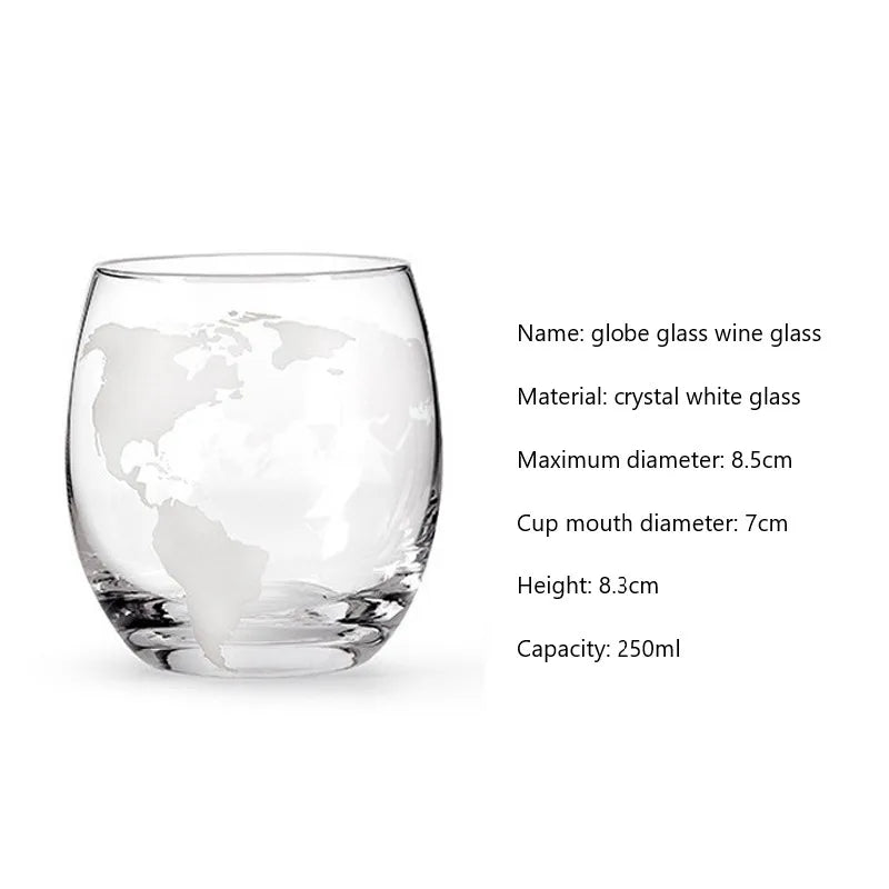Whiskey Decanter Globe Set