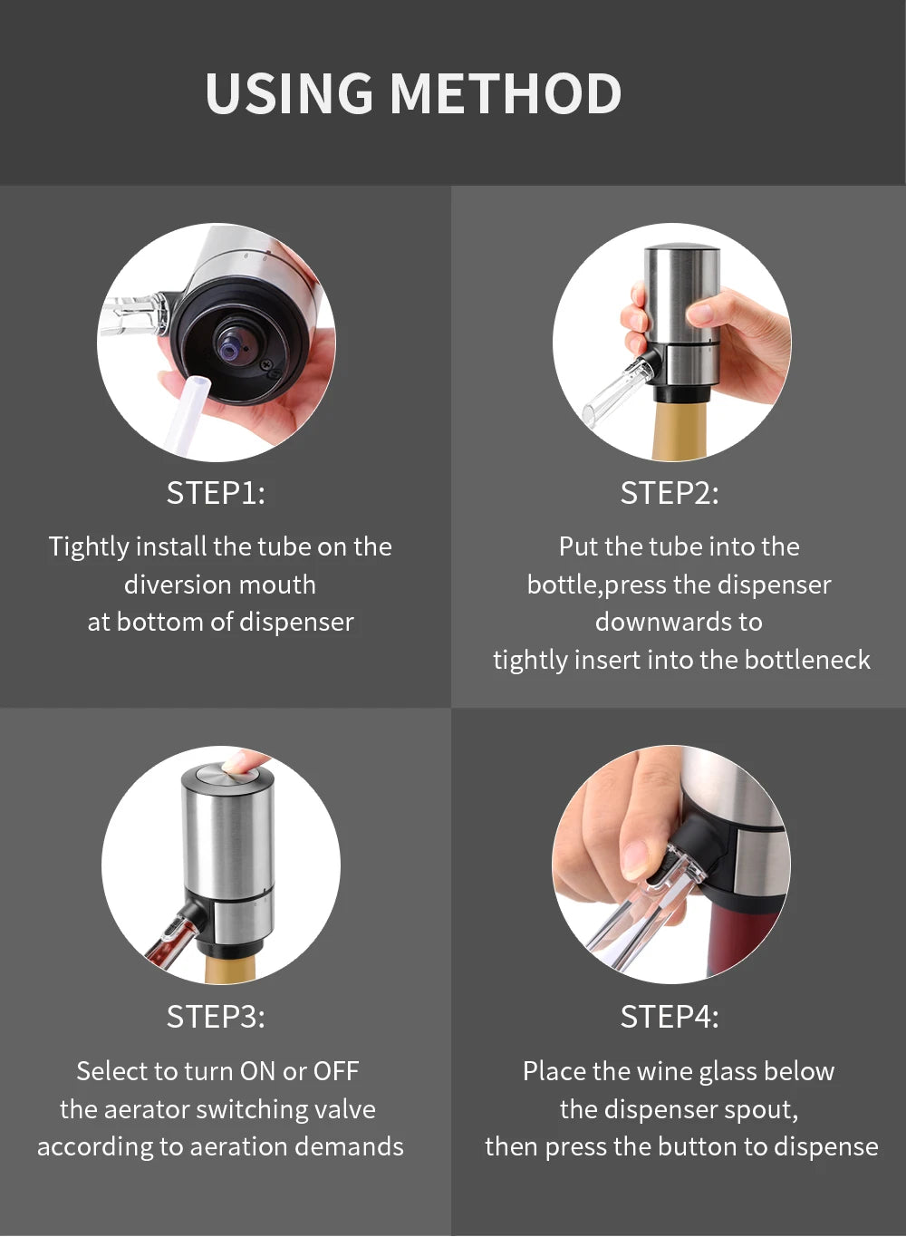 PulsePour Wine Aerator & Dispenser