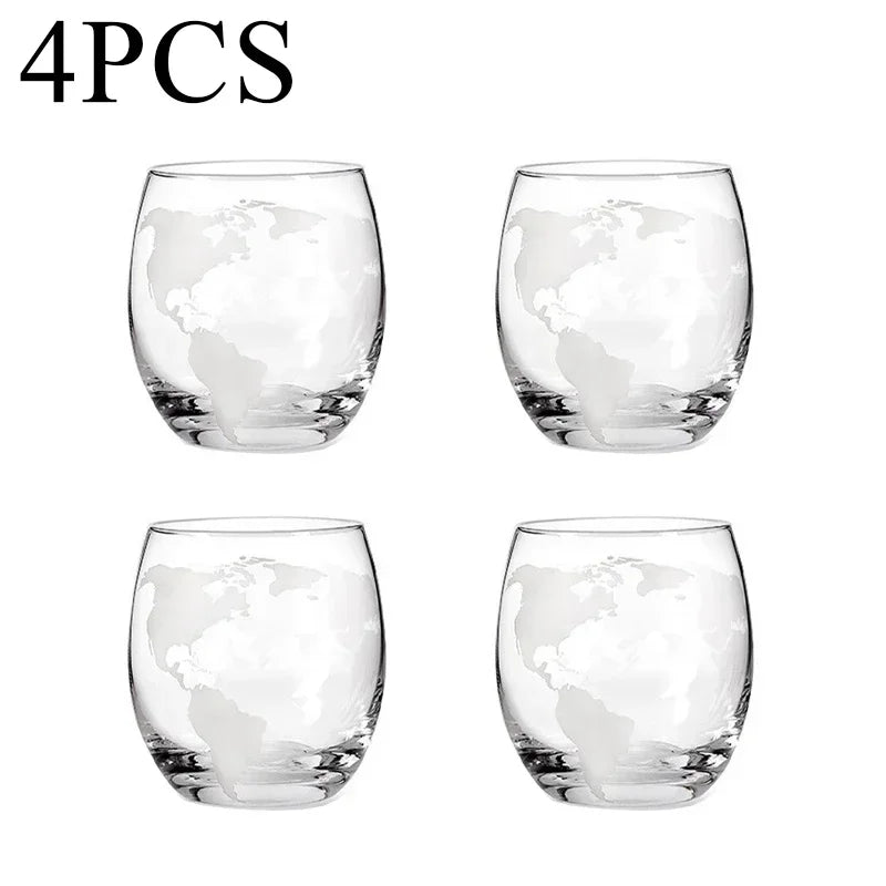 Whiskey Decanter Globe Set