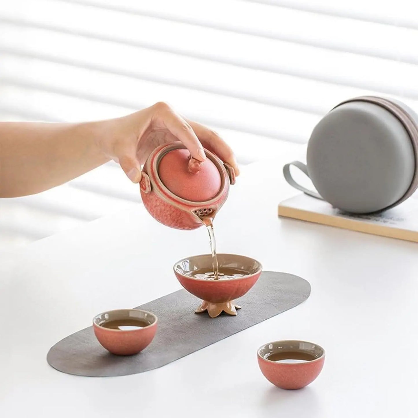 Pomegranate Tea Set