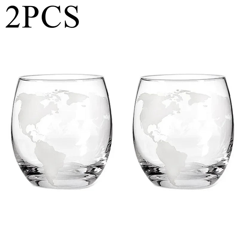 Whiskey Decanter Globe Set