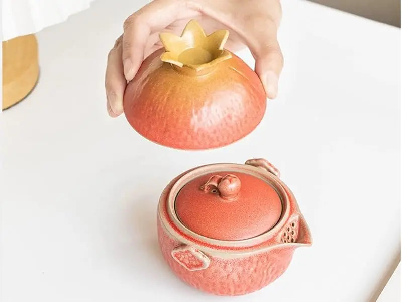 Pomegranate Tea Set