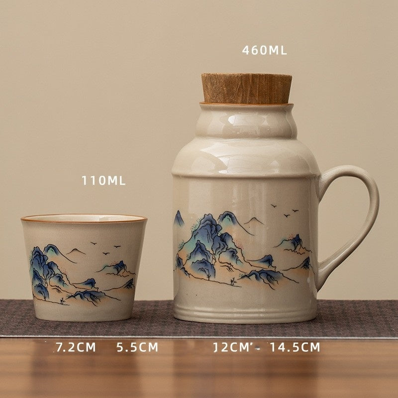 Ceramic Thermos Set