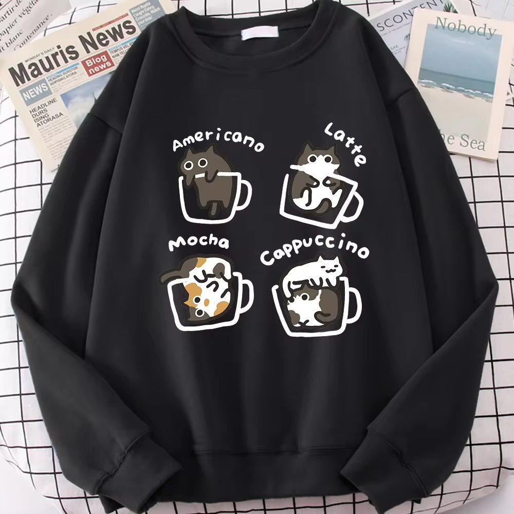 Coffee Cat Crewneck