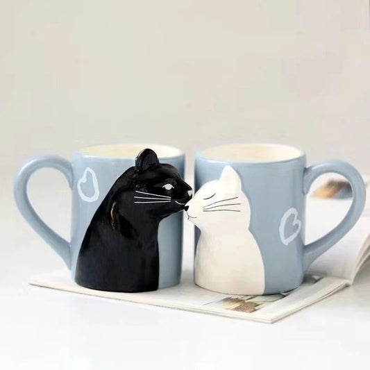 Cat Couple Mug Set