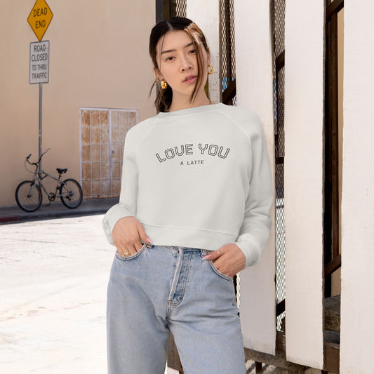 Cropped Pullover — Love You A Latte