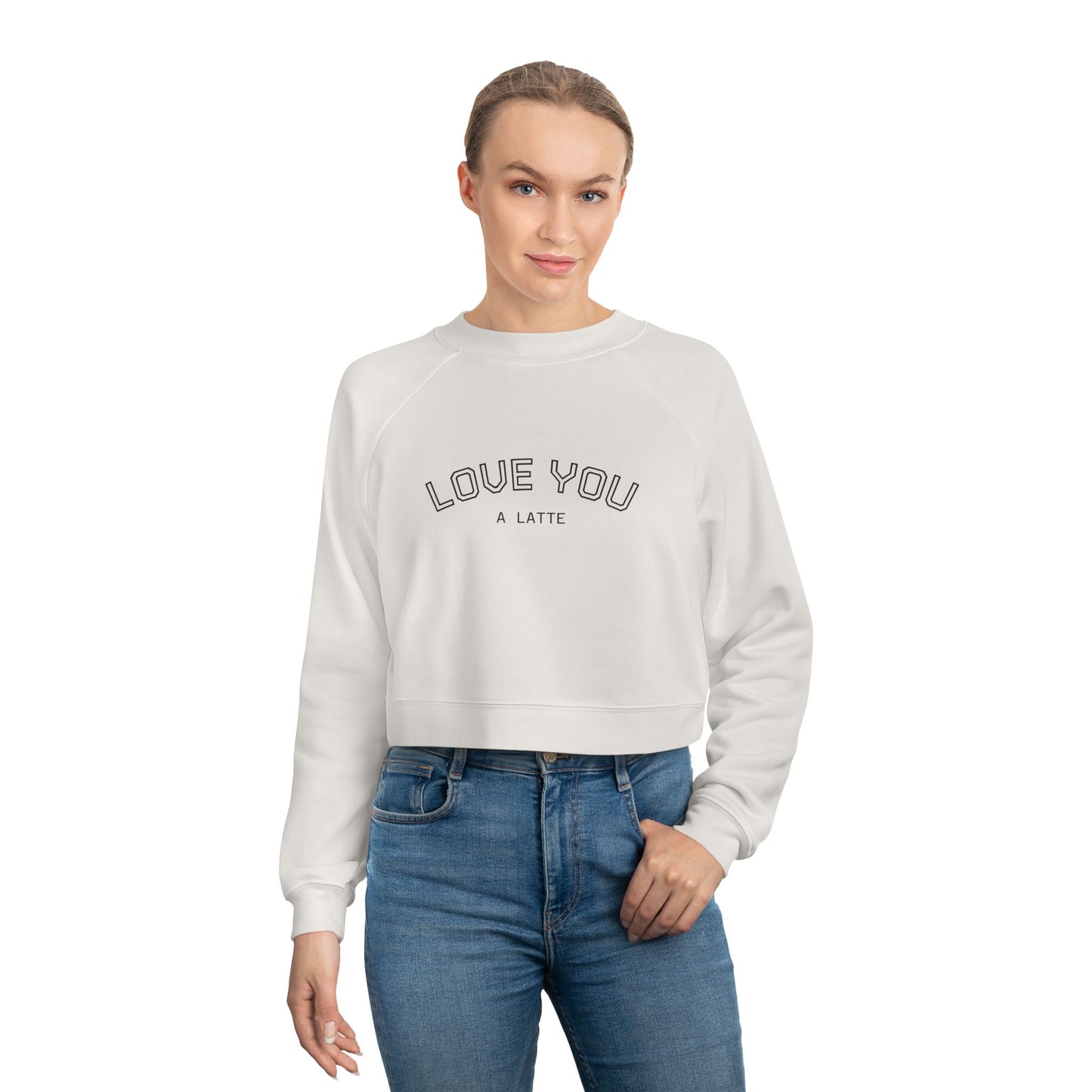 Cropped Pullover — Love You A Latte