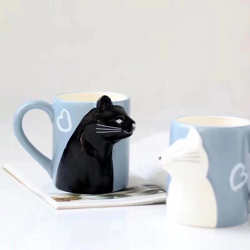 Cat Couple Mug Set