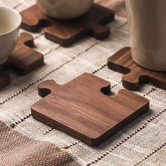 Puzzle Piece Coaster Set