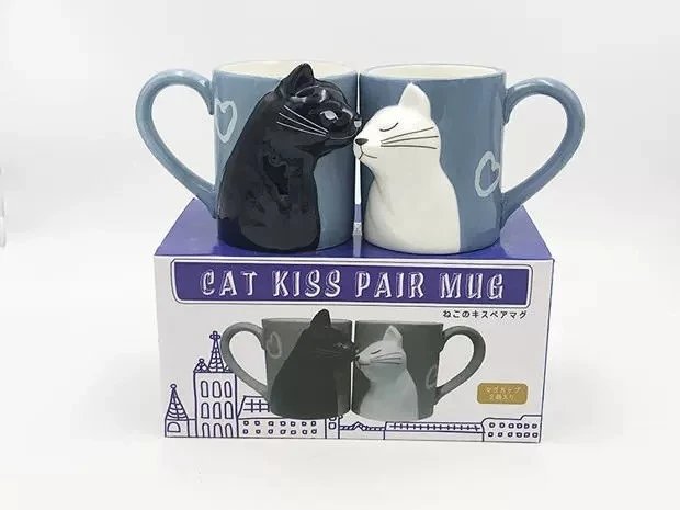 Cat Couple Mug Set