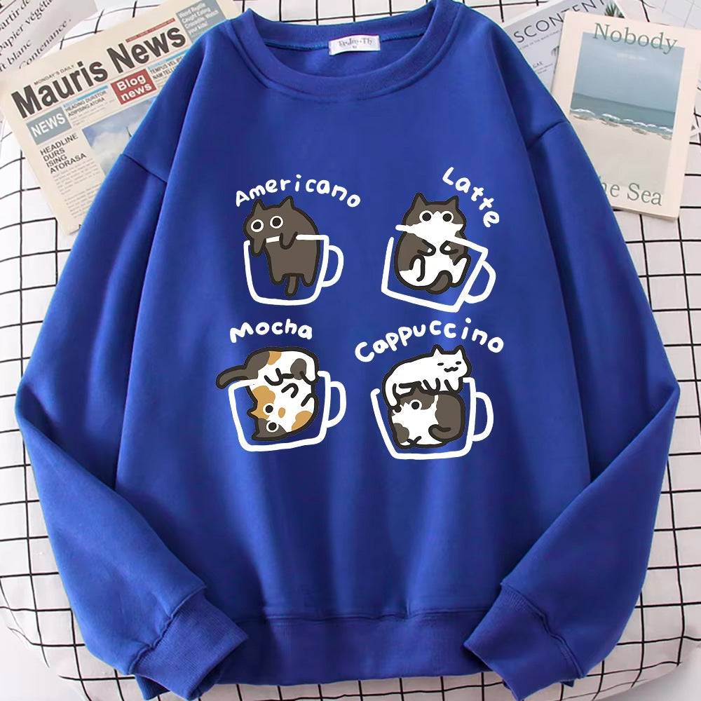 Coffee Cat Crewneck