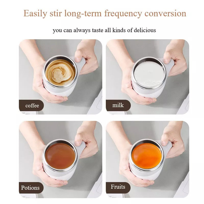 Self-Stirring premium Coffee Cup