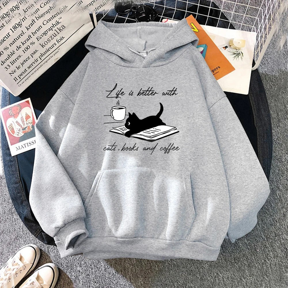 Cats & Coffee Hoodie