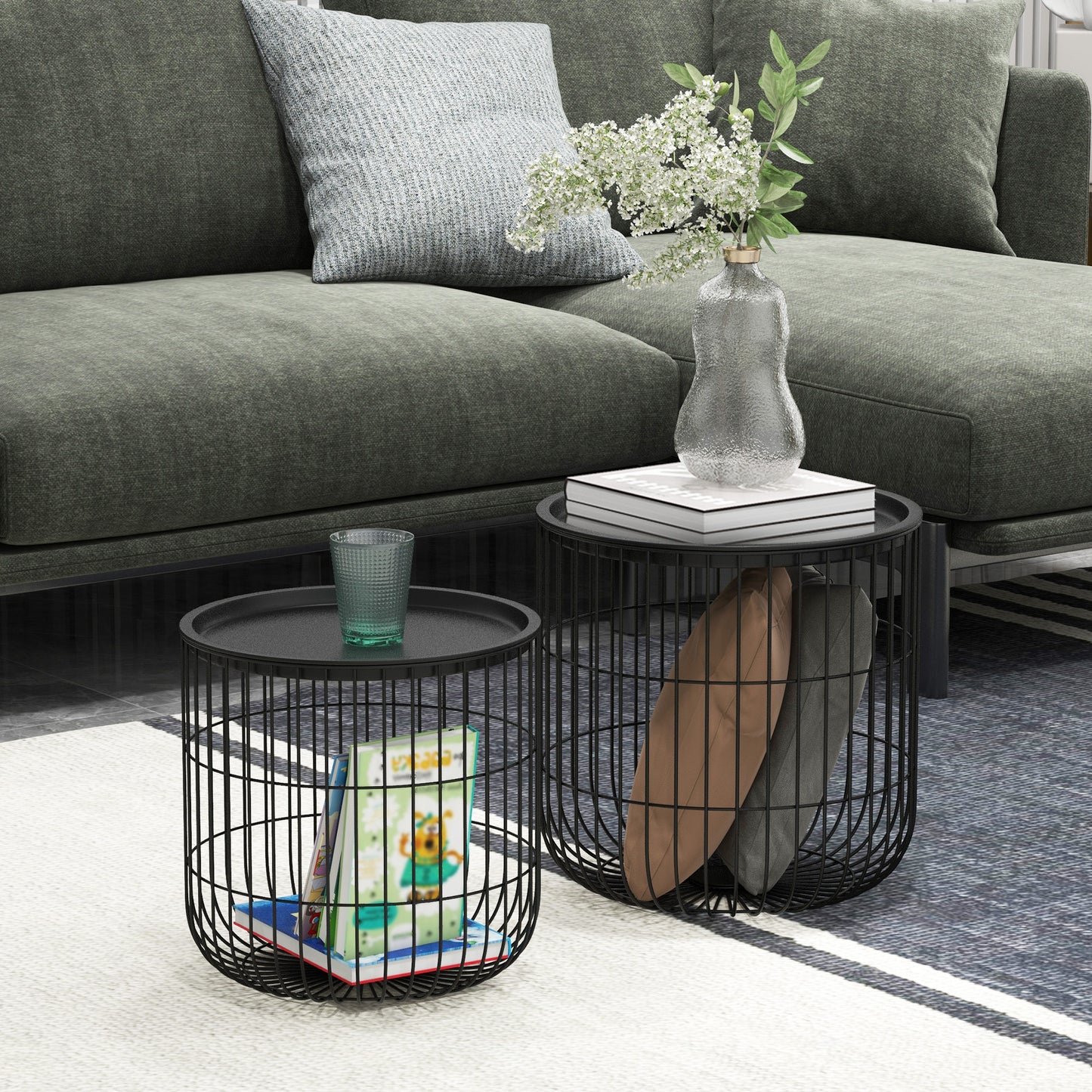 Nesting Coffee Tables - Set of 2