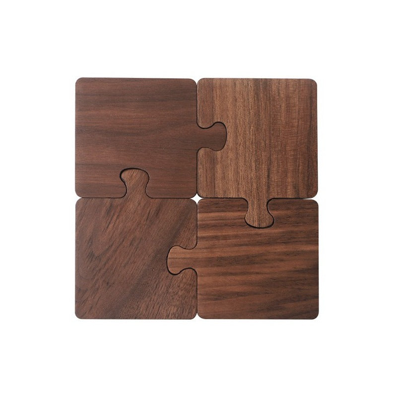 Puzzle Piece Coaster Set