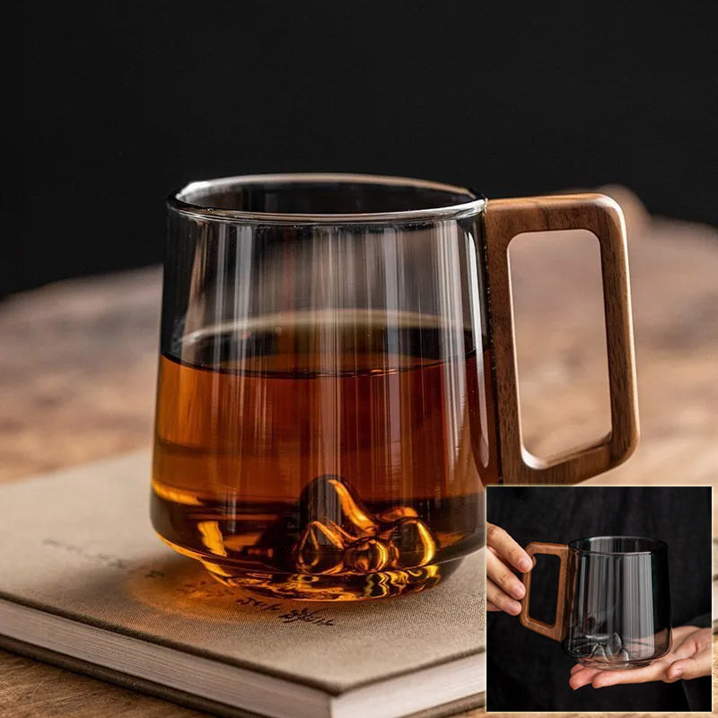 Rustic Woodcraft Tea Cup