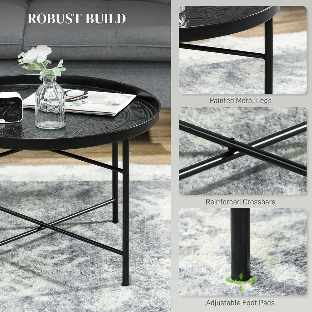 Hammered Tray Coffee Table
