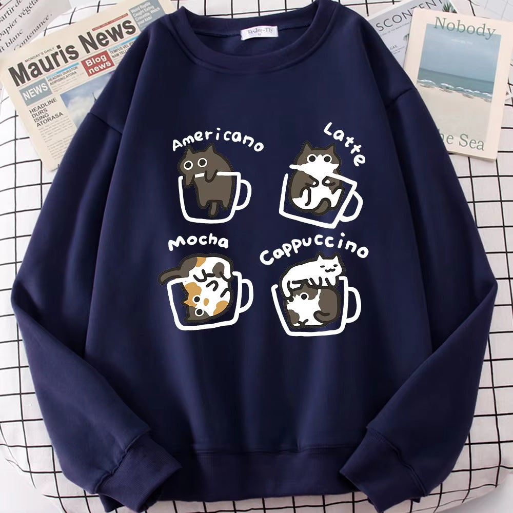 Coffee Cat Crewneck
