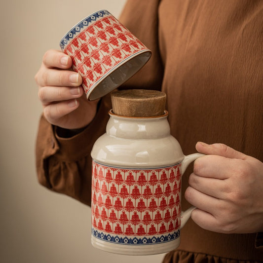 Ceramic Thermos Set