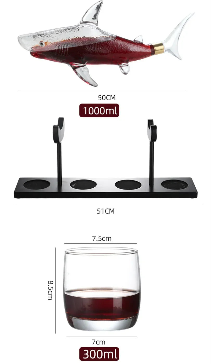 You're Fin-ished Whiskey Decanter Set