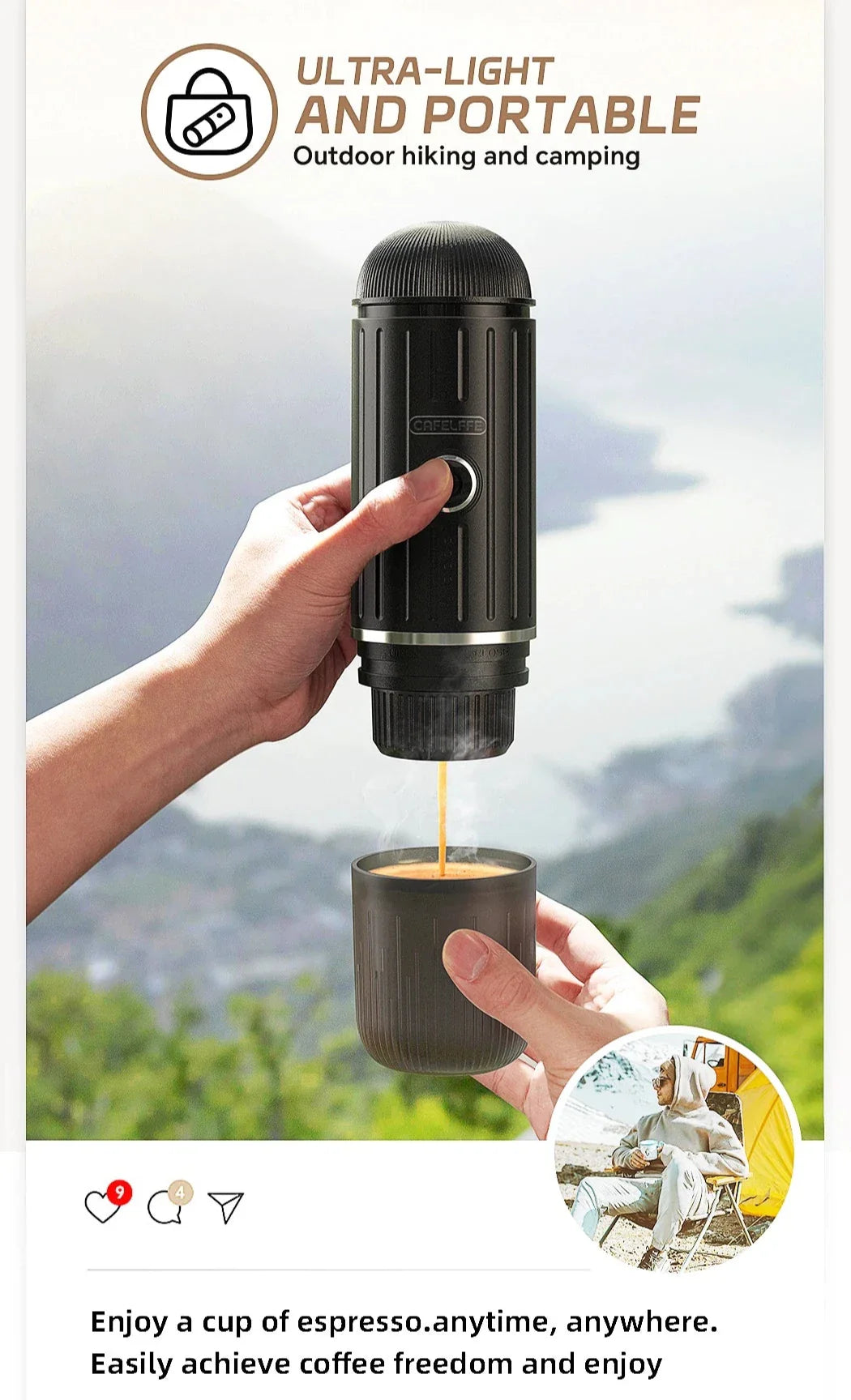 Portable Espresso Coffee Maker