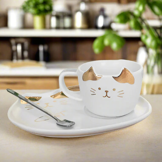 Meow Mug & Tray Set