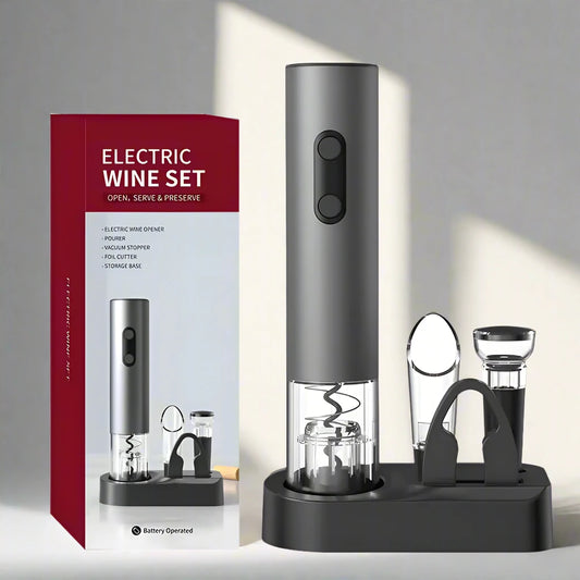 Electric Wine Opener Gift Set