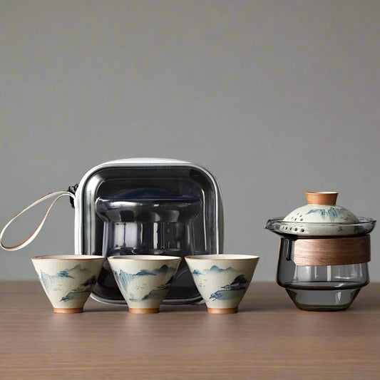 Hand Painted Ceramic Tea Set
