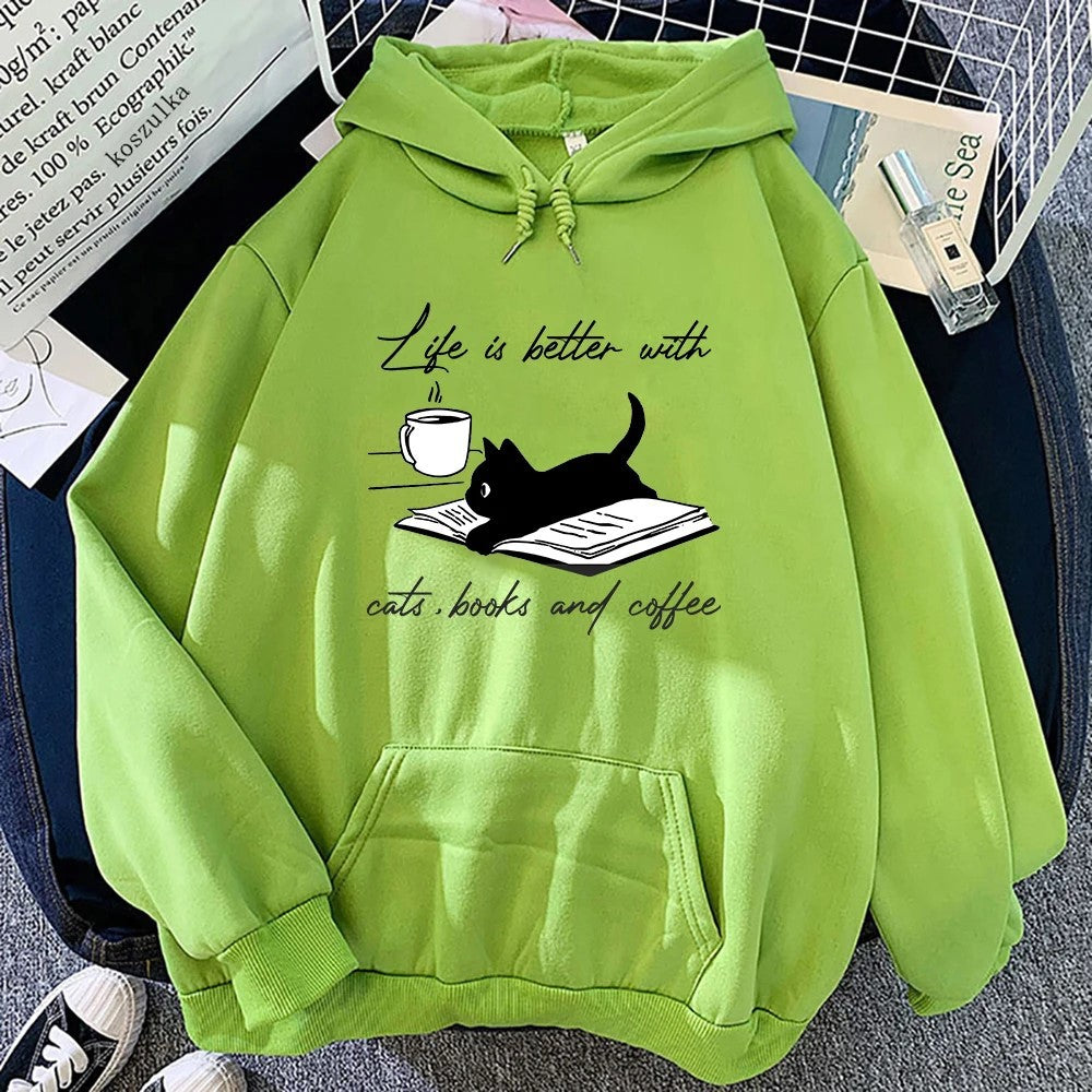 Cats & Coffee Hoodie