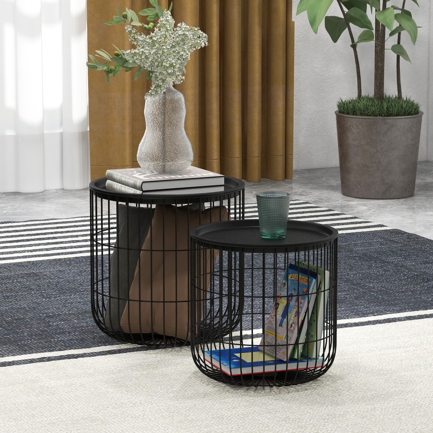 Nesting Coffee Tables - Set of 2