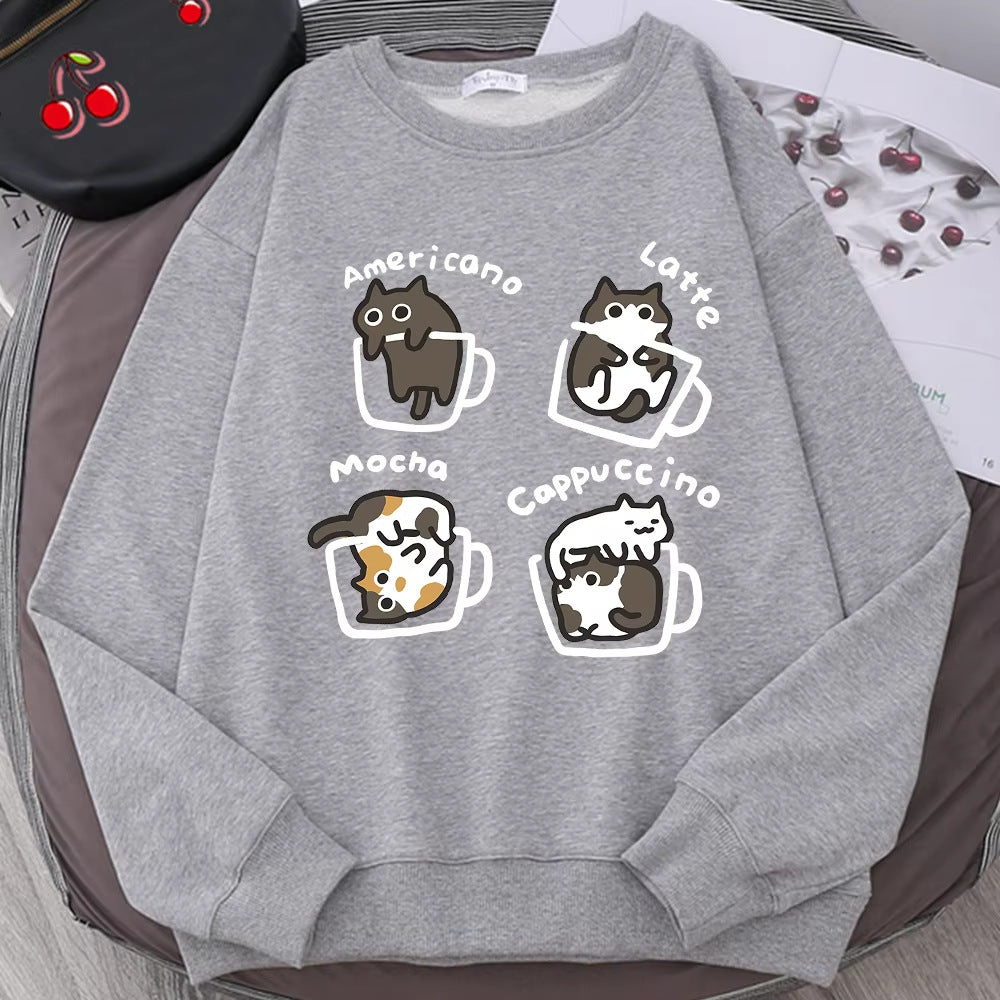 Coffee Cat Crewneck