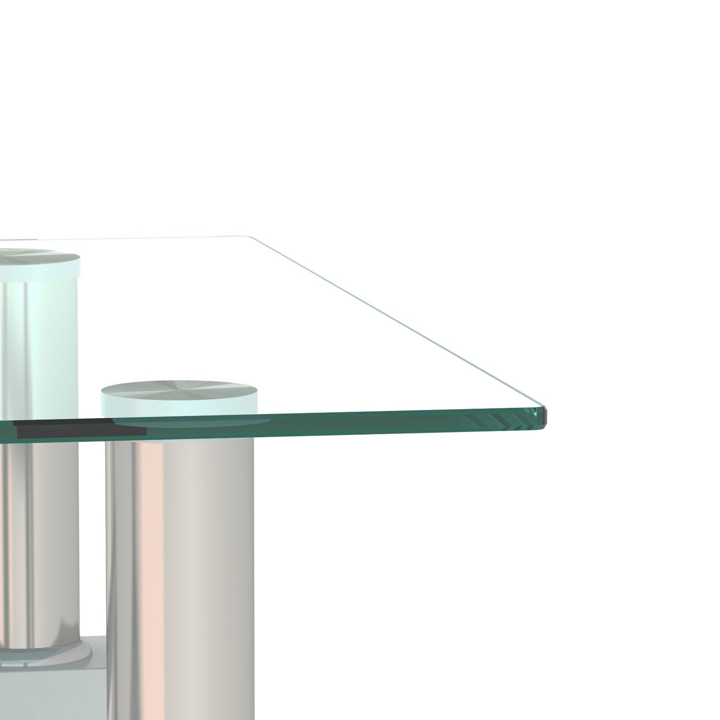 Axis Glass Coffee Tables (Set of 2)