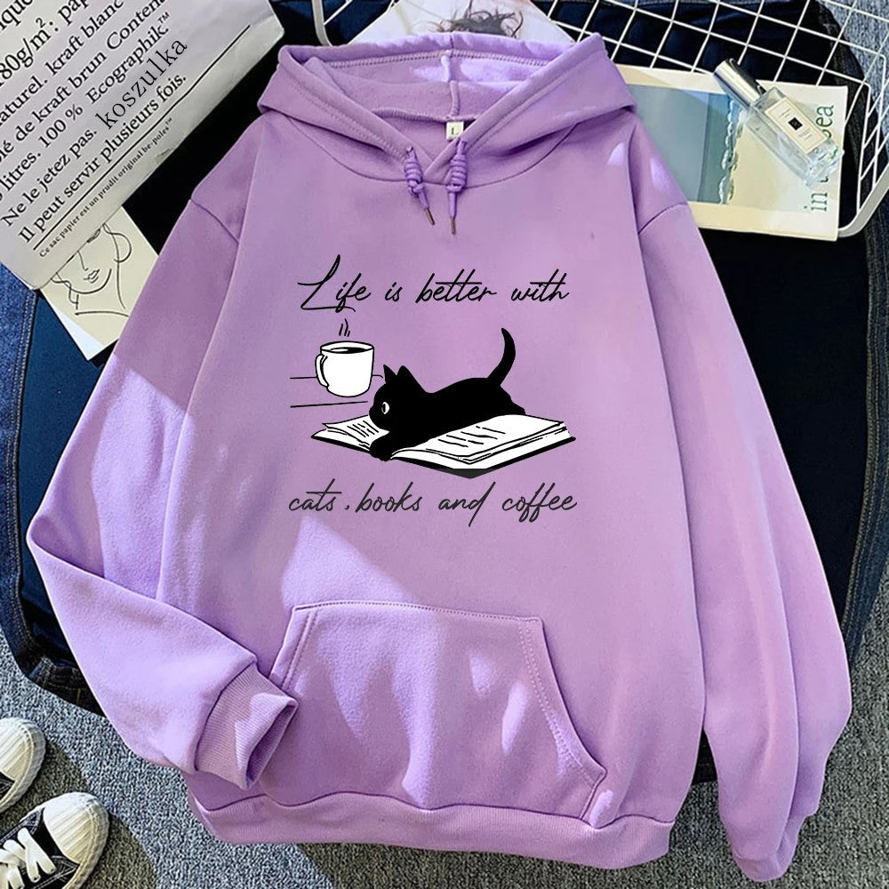 Cats & Coffee Hoodie