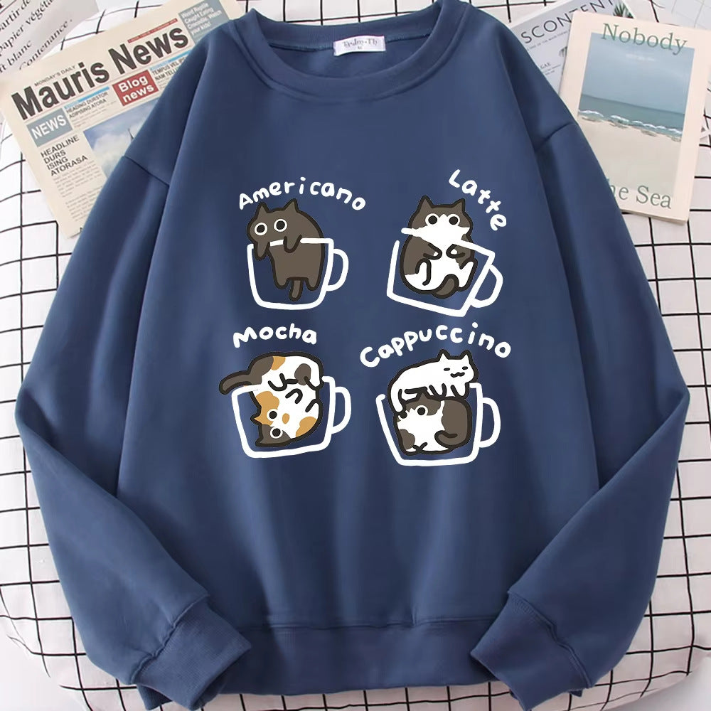 Coffee Cat Crewneck