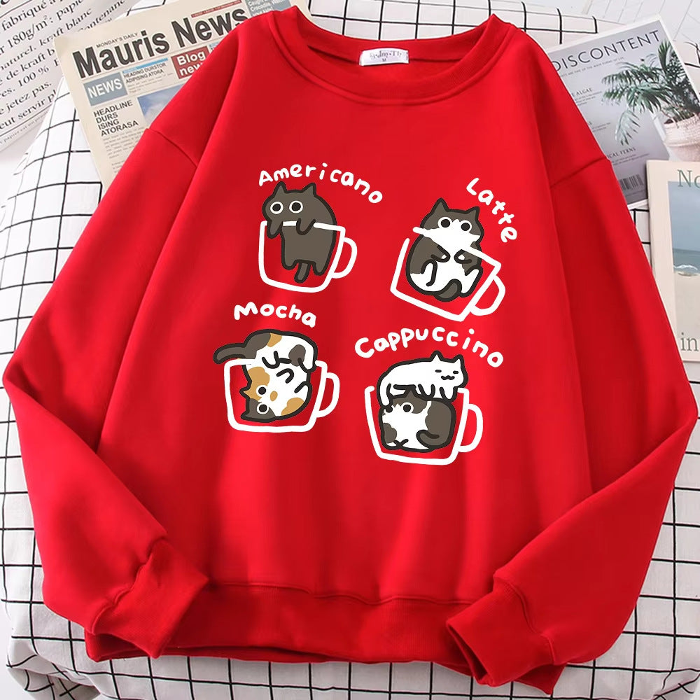 Coffee Cat Crewneck