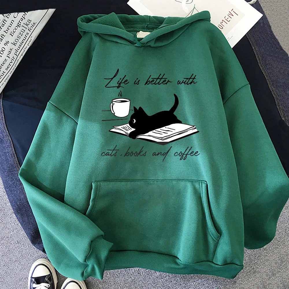 Cats & Coffee Hoodie