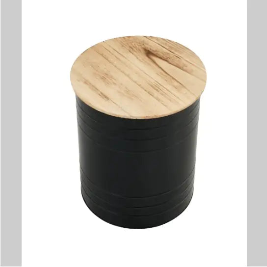 Oak & Iron Cocktail Tables (Set of 2)
